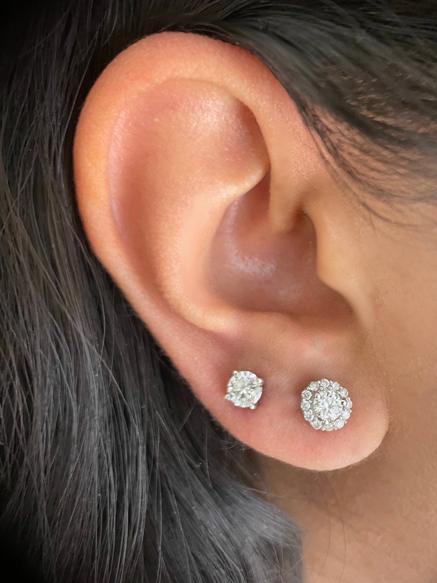 Women's Diamond Stud Earrings