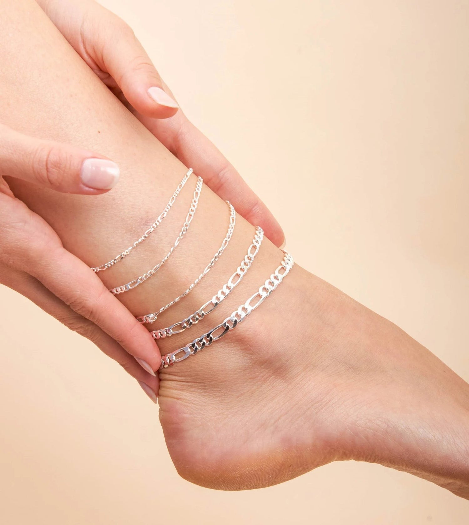 Silver Anklets