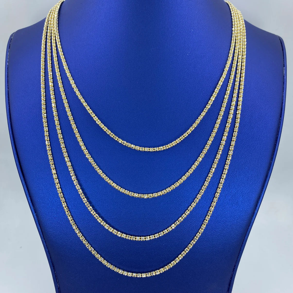 14k Gold Ice Chain