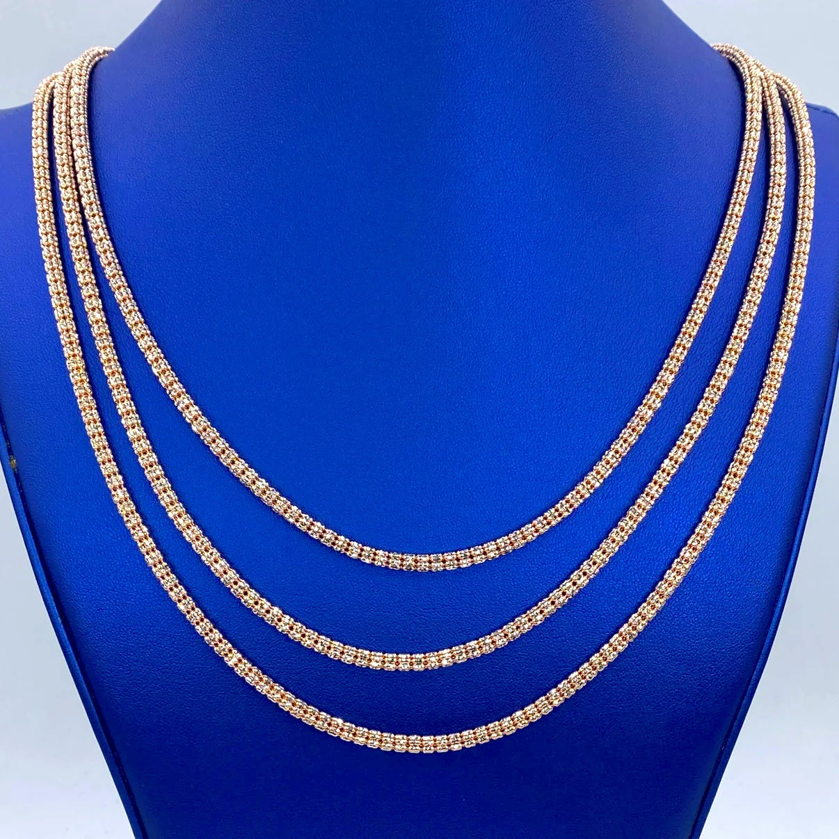 10k Gold Ice Chain