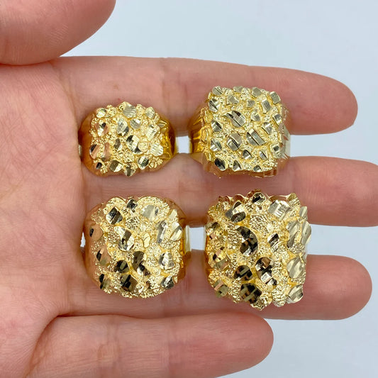 10k Gold Nugget Rings