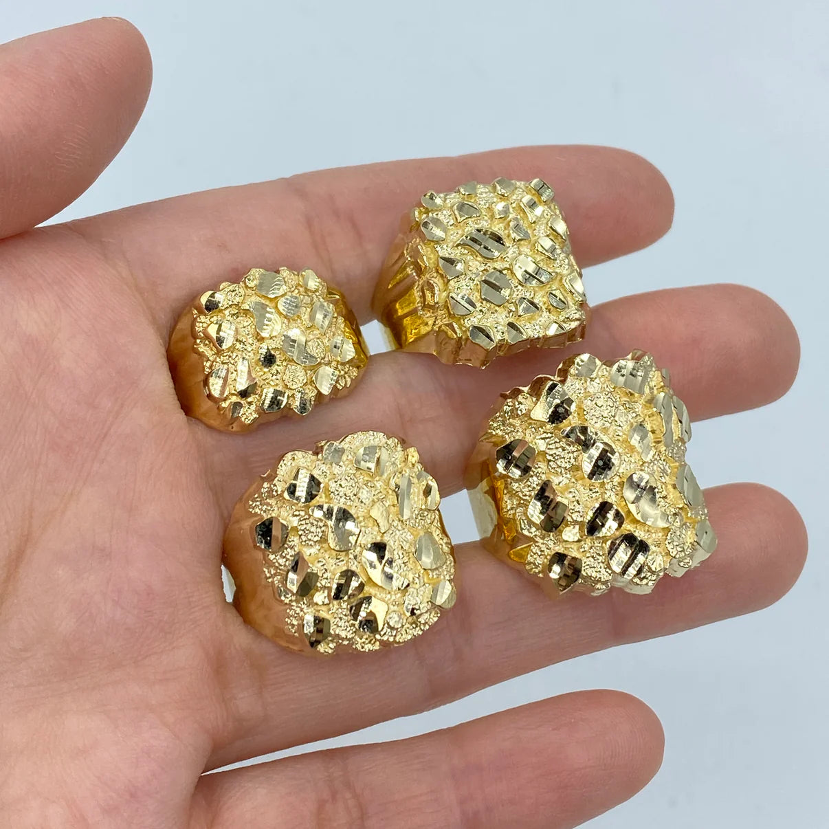 10k Gold Nugget Rings