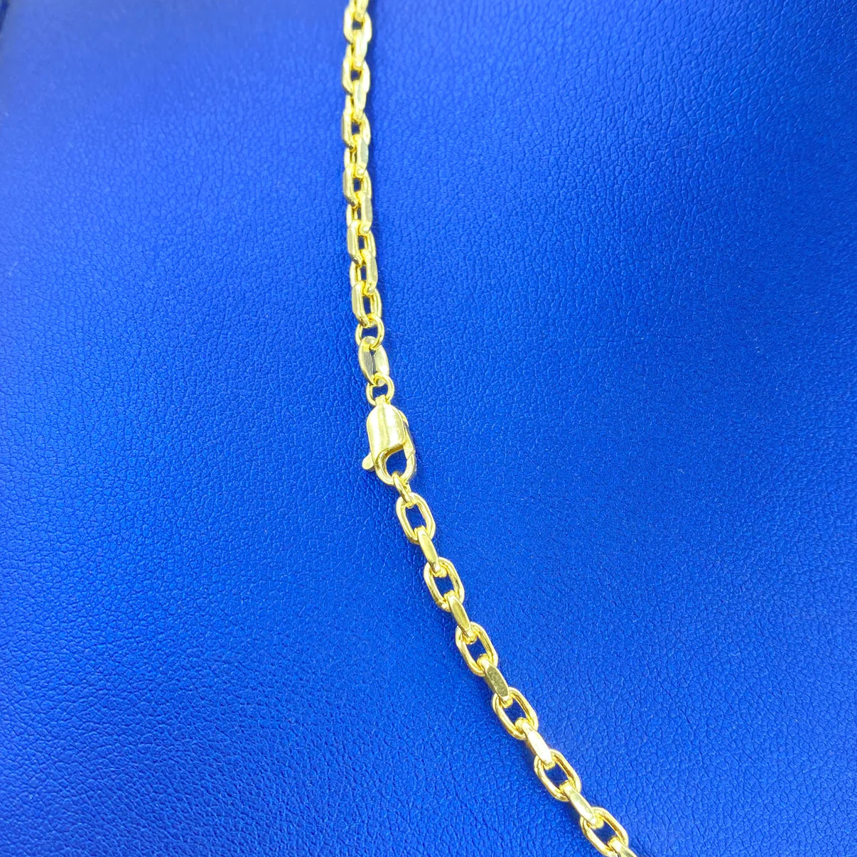 14K Yellow Gold Rolo Paper Clip Chain 3mm