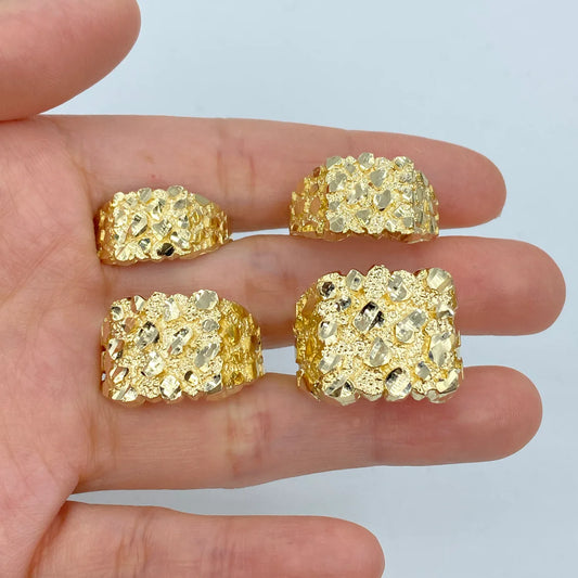 10k Gold Nugget Rings