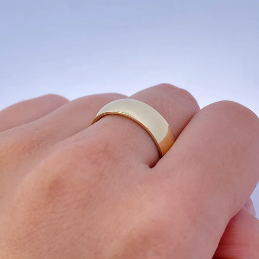 14k Yellow Gold Band Rings