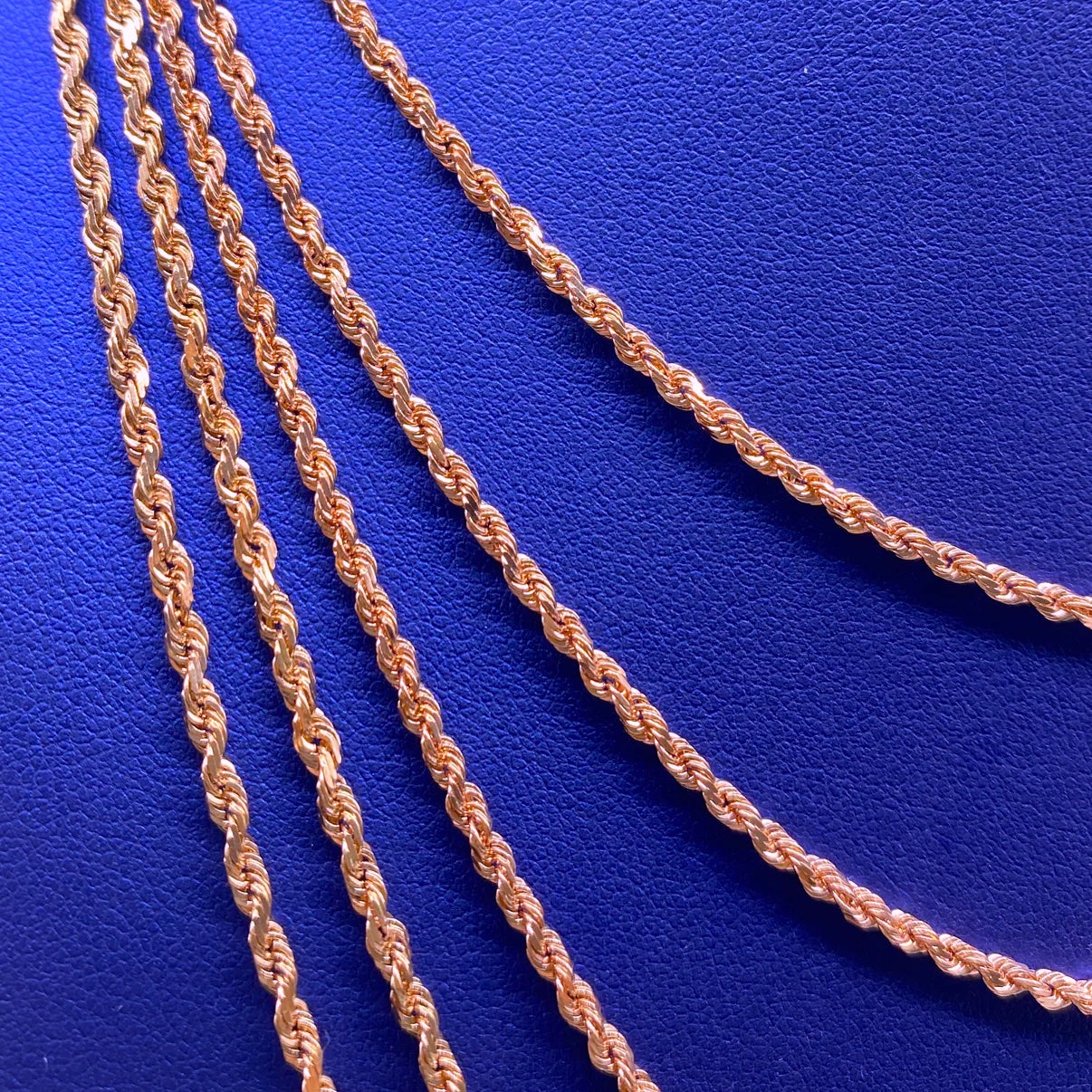 10K Rose Gold Rope Chain 3.5mm