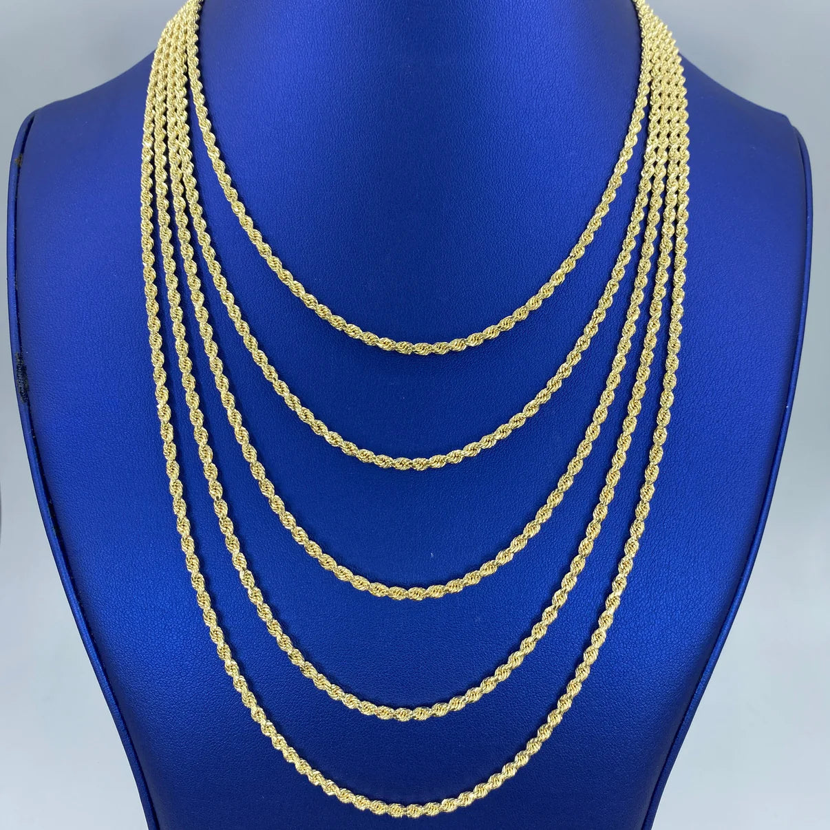 10K Yellow Gold Rope Chain 3.5mm