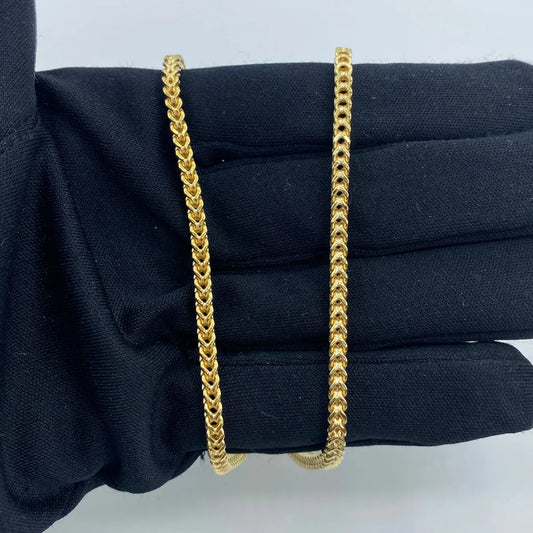 10K Yellow Gold Franco Chain 3.3mm