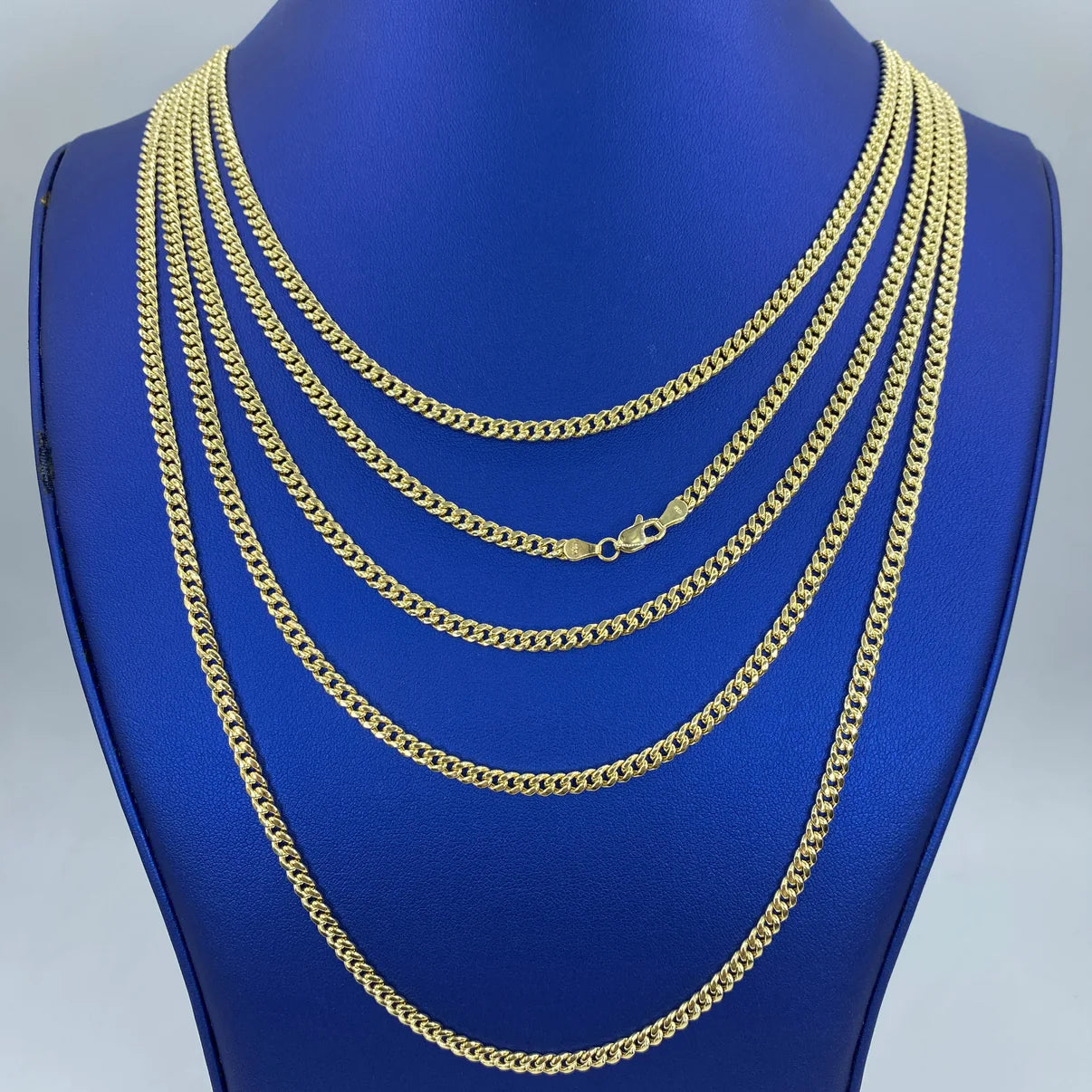 10K Yellow Gold Miami Cuban Link Chain 4mm