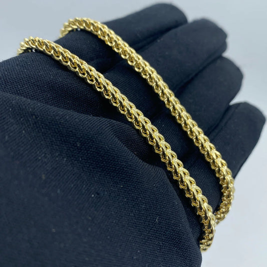 10K Yellow Gold Franco Chain 4.2mm