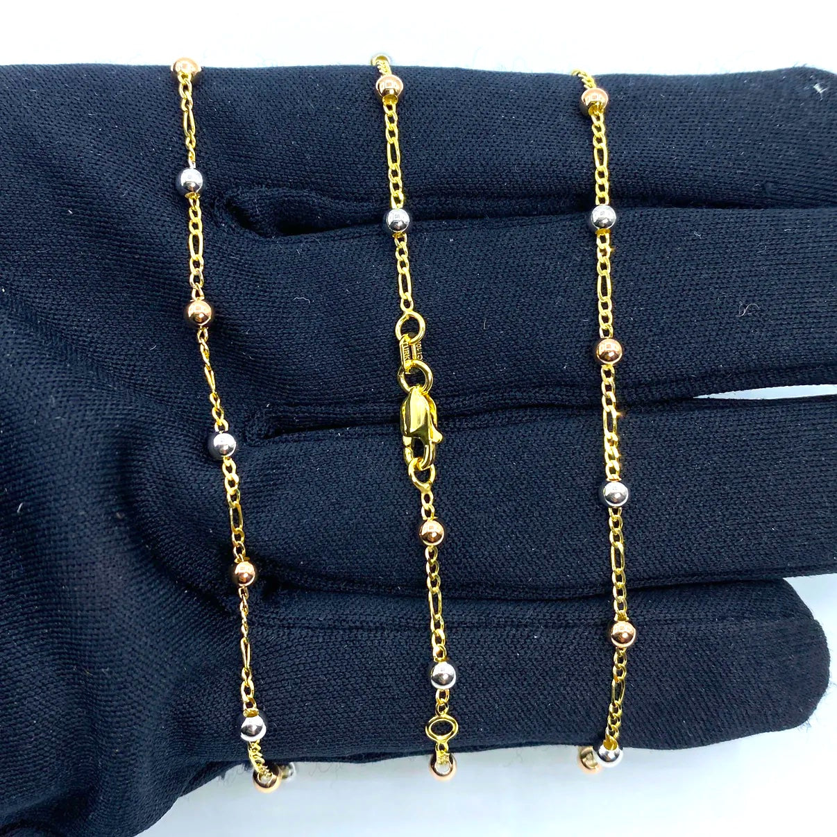 10k Gold Ball Anklets