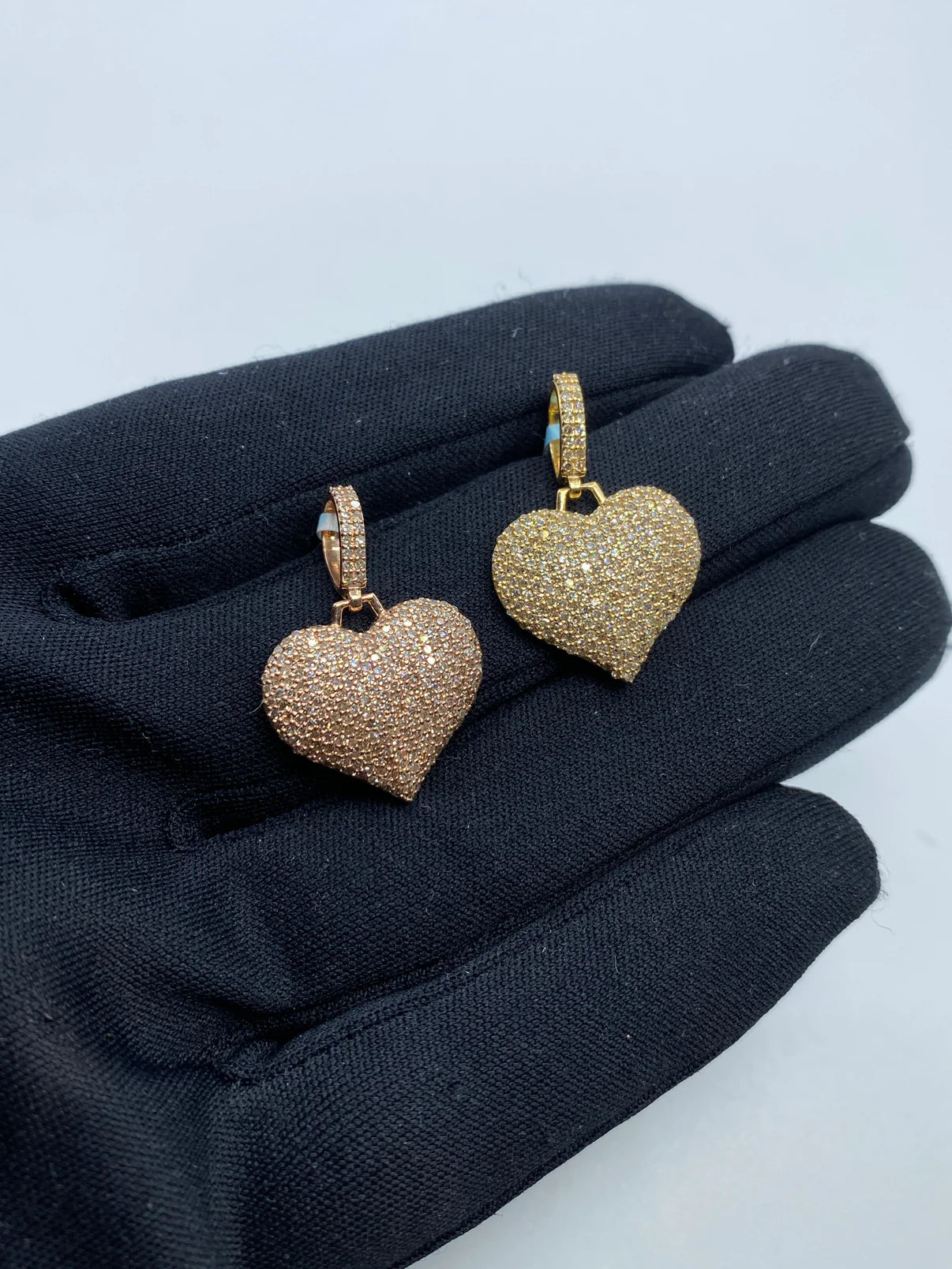 14K Gold Diamond Heart Pendant