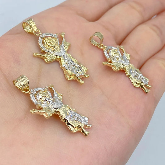 10K Gold Baby Jesus Pendant