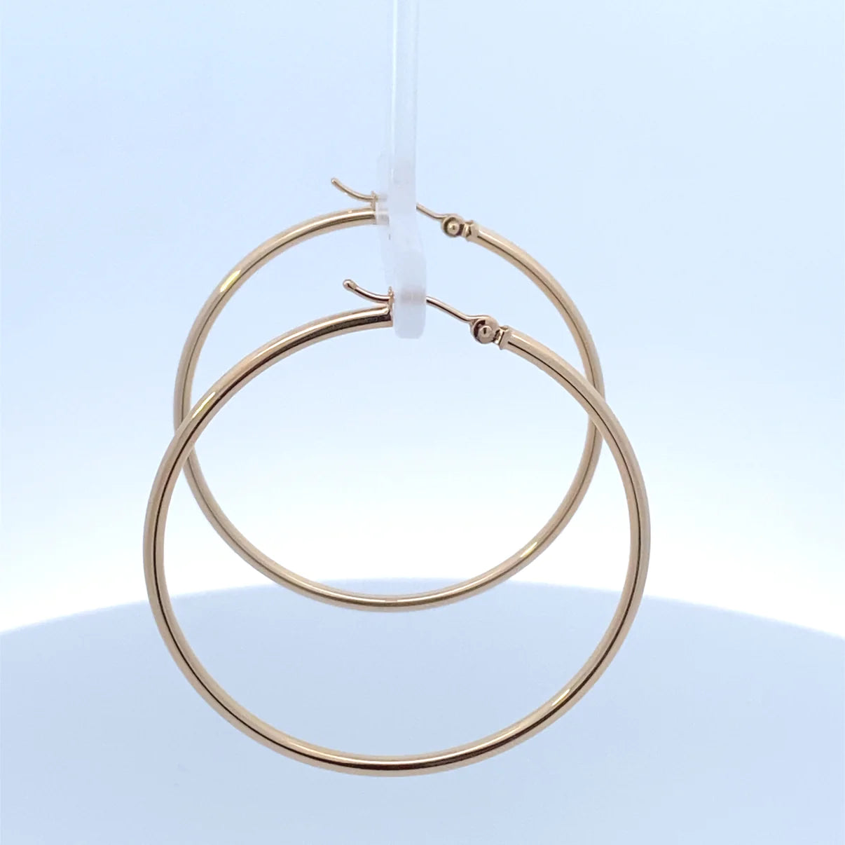 14K Yellow Gold Hoop Earring 2mm