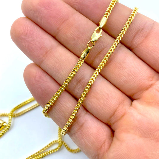 14K Yellow Gold Franco Chain 3.1mm