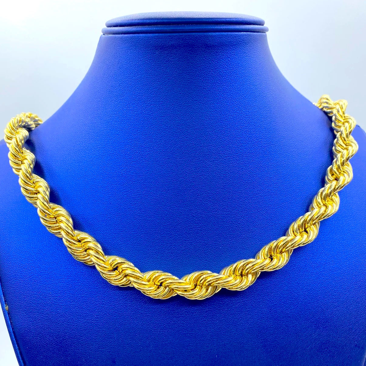 14K Yellow Gold Rope Chain 11.6mm