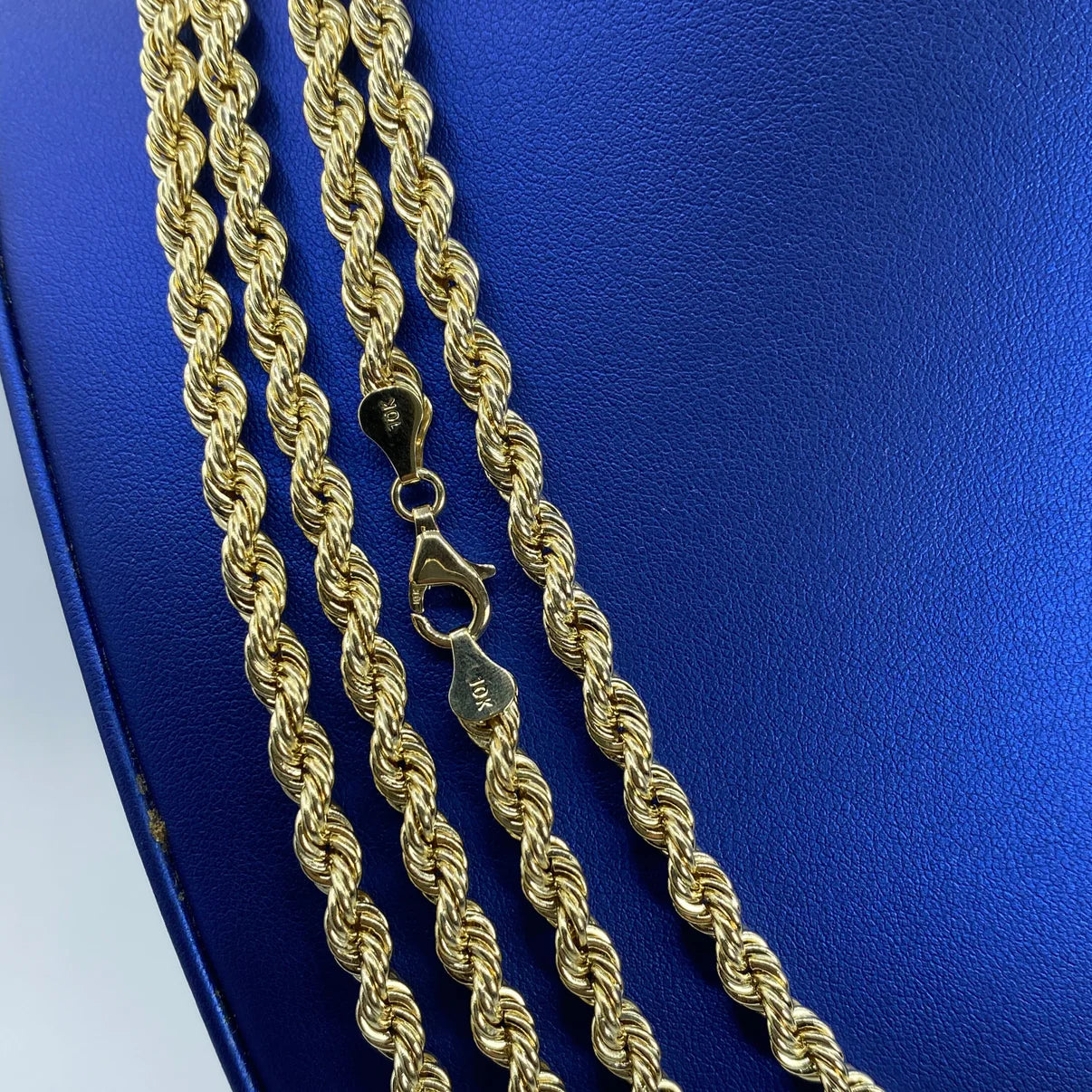 10K Yellow Gold Rope Chain 5.5mm