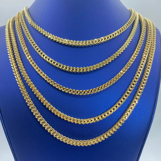 10K Yellow Gold Franco Chain 4.9mm