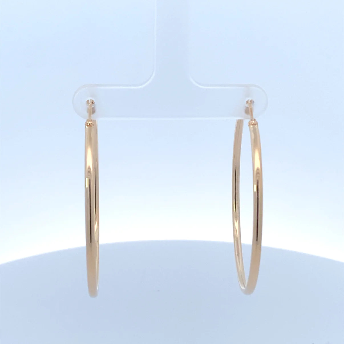 14K Yellow Gold Hoop Earring 2mm