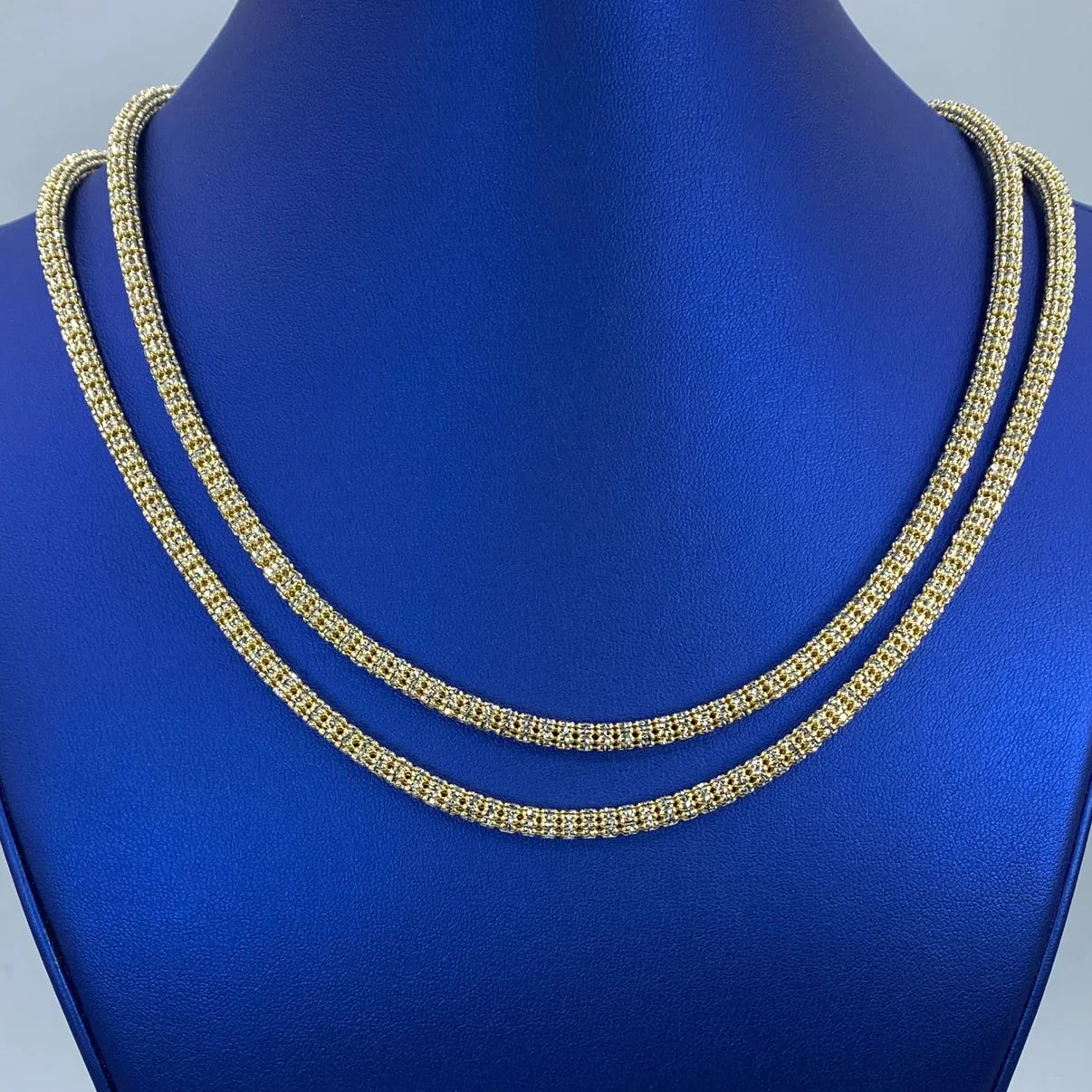 10K Yellow Gold Ice Chain 5.5mm