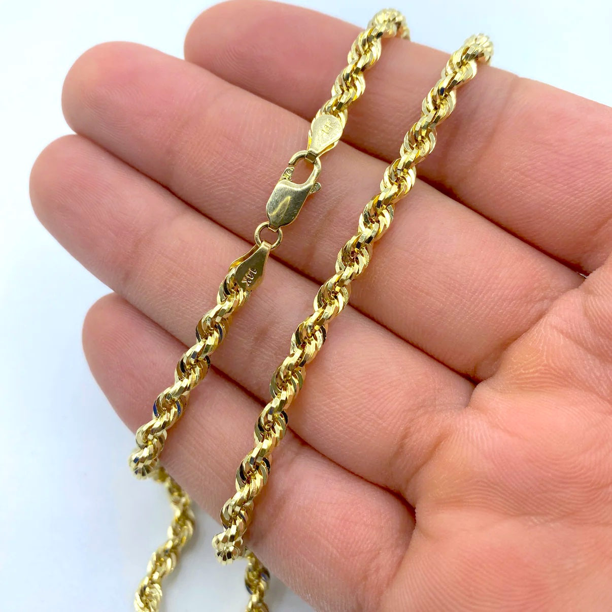 14K Yellow Gold Rope Chain 4.2mm