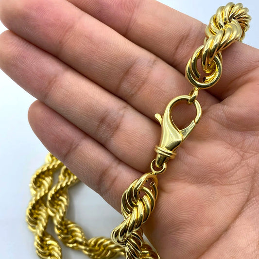 14K Yellow Gold Rope Chain 11.6mm