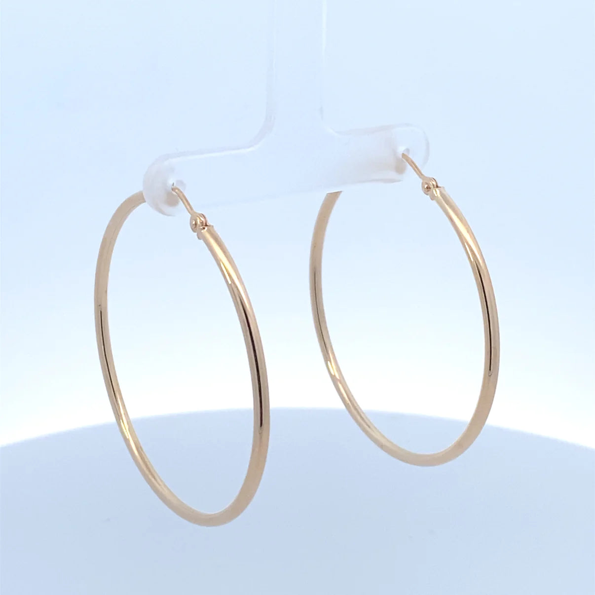 14K Yellow Gold Hoop Earring 2mm