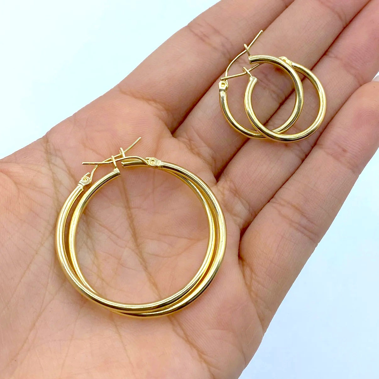 10K Yellow Gold Hoop Earring 2.2mm