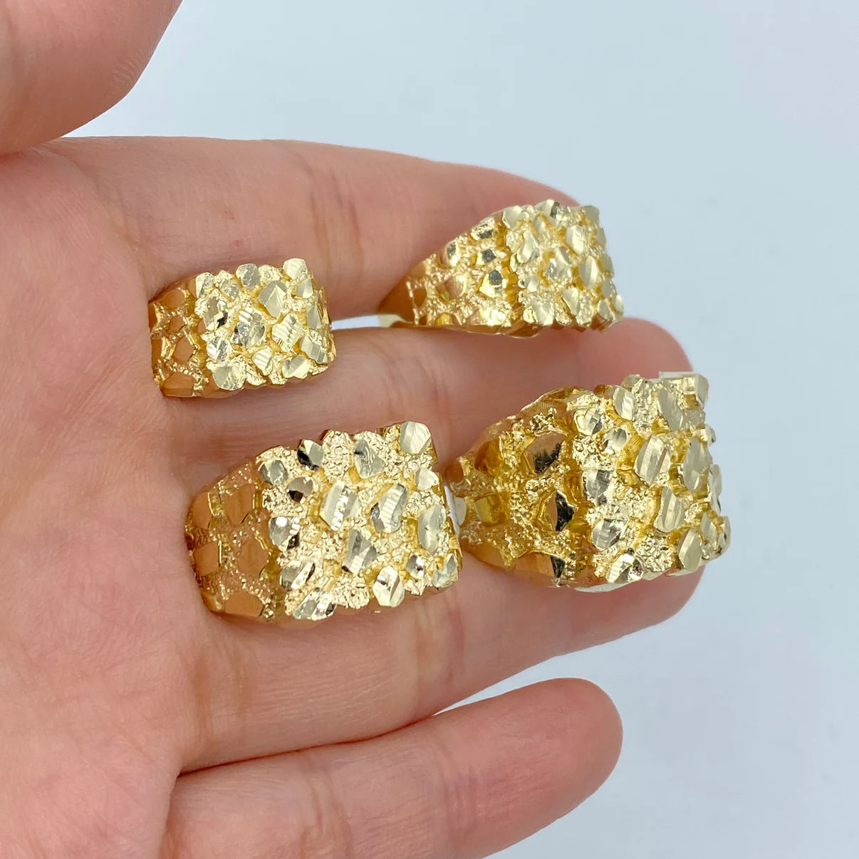 10k Gold Nugget Rings