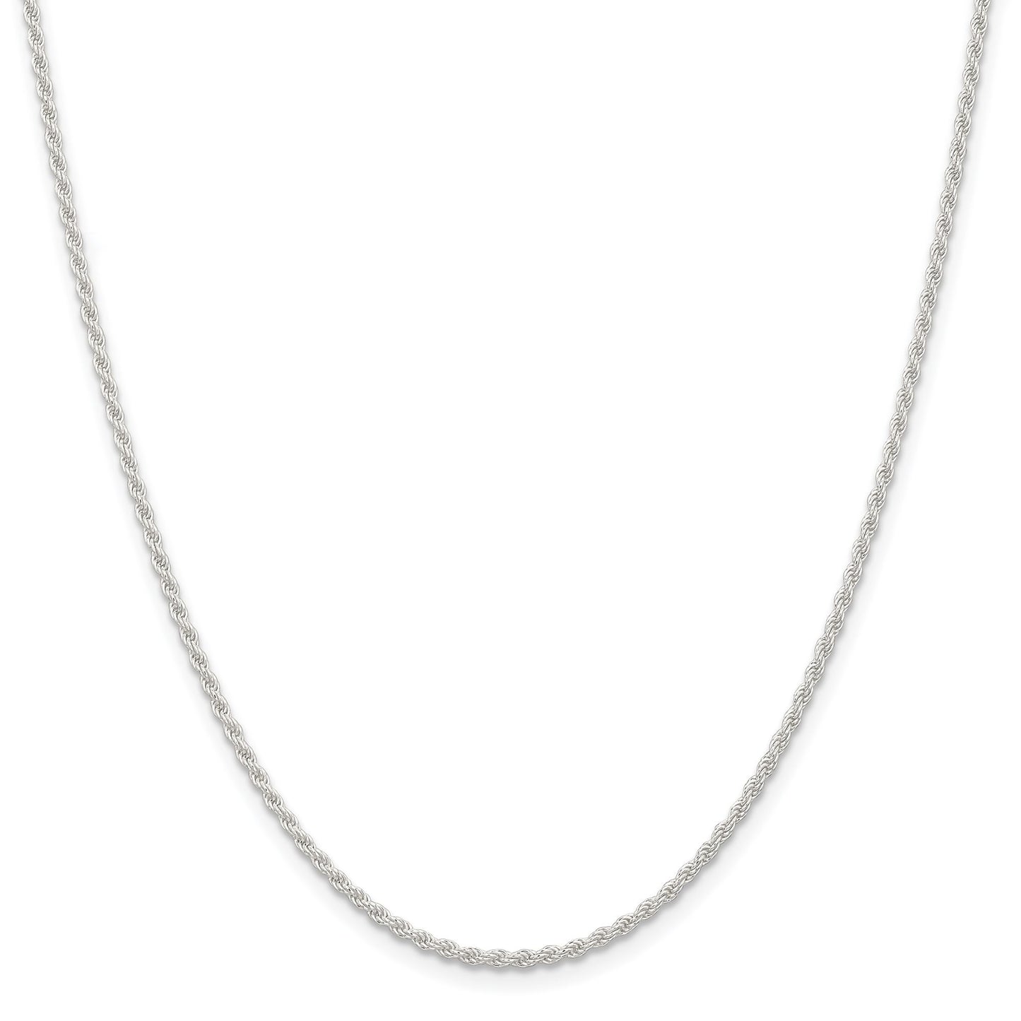 Diamond cut rope chain 1.8mm