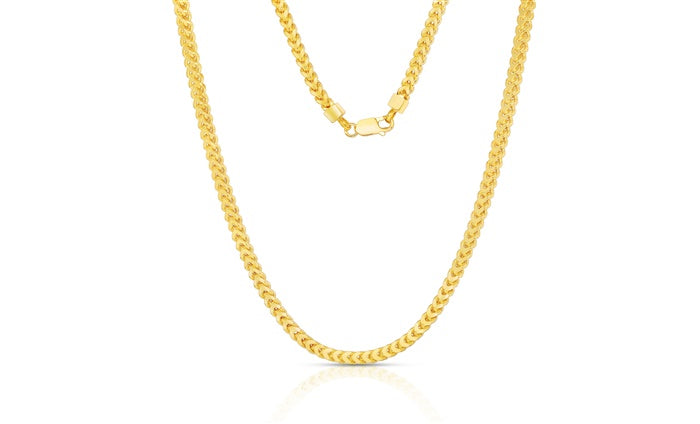 Hollow franco necklace chain 2.6mm