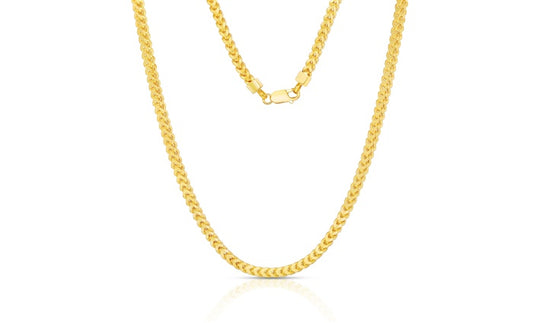 Hollow franco necklace chain 4.4mm