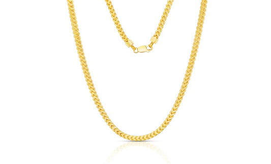 Hollow franco necklace chain 3.3mm