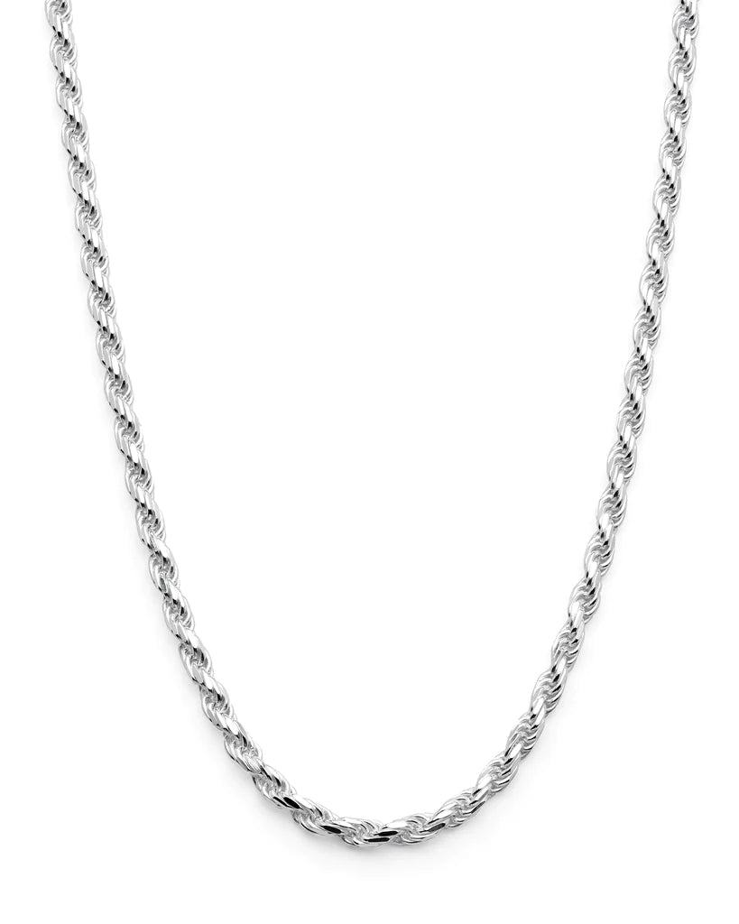 Diamond cut rope chain 2.3mm