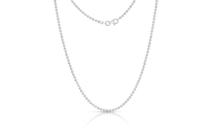 Moon cut necklace chain 2.5mm