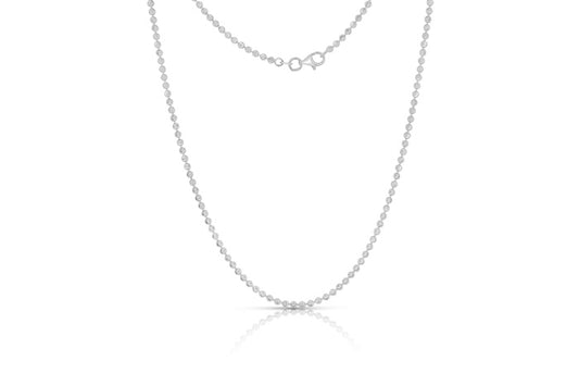 Moon cut necklace chain 2.5mm