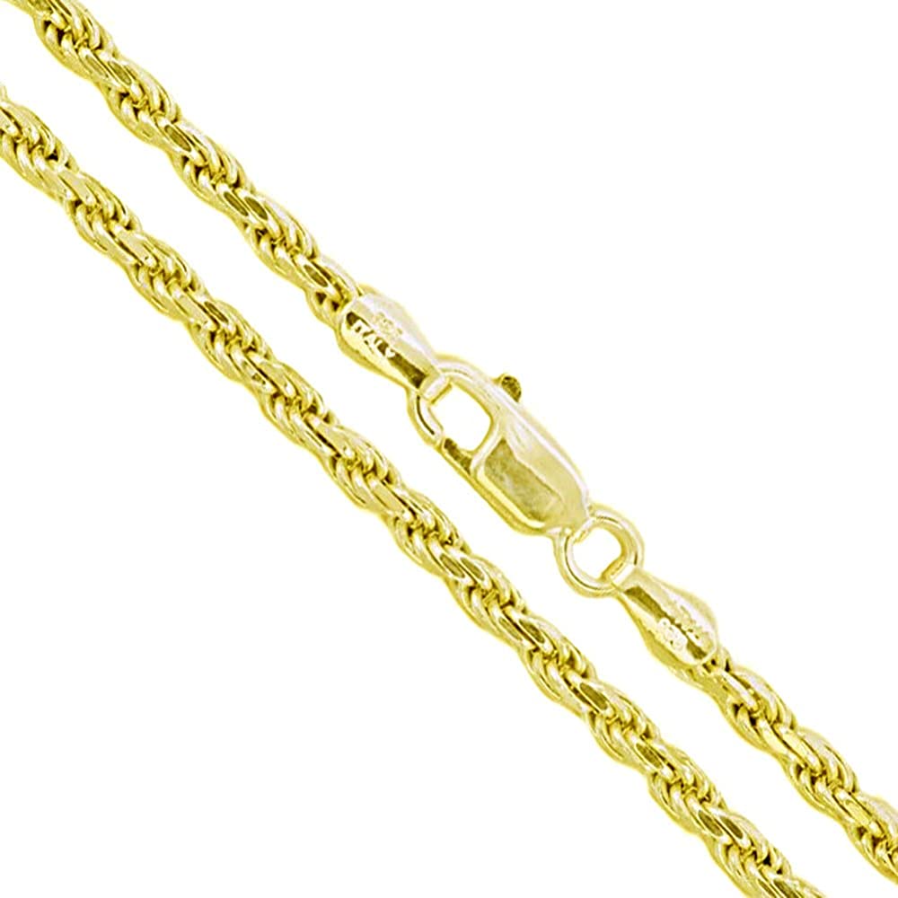 Diamond cut rope chain 2.8mm