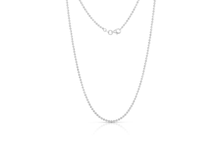 Moon cut necklace chain 2mm