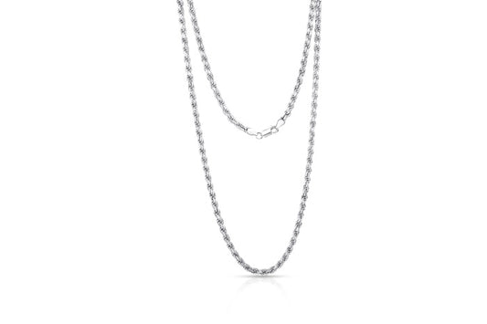 Diamond cut rope chain 3.2mm