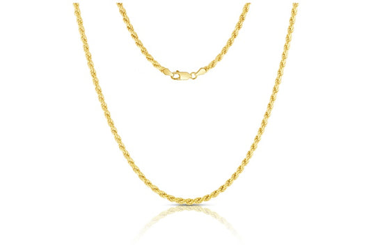 Diamond cut rope chain 3.2mm