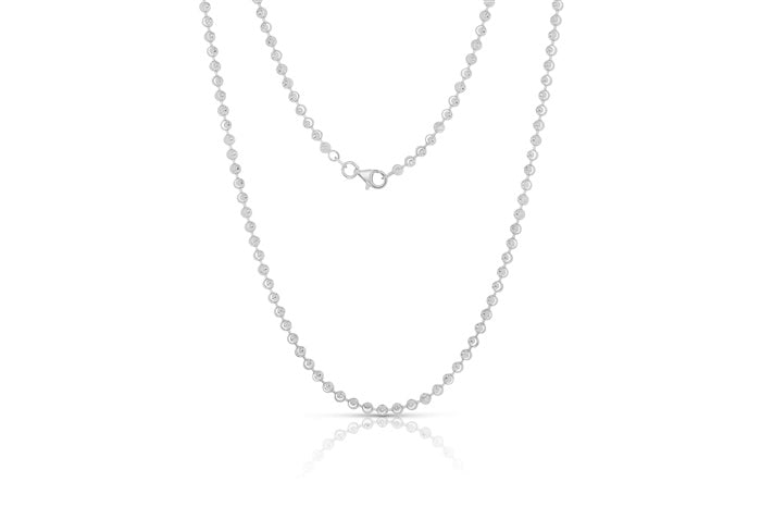 Moon cut necklace chain 3mm