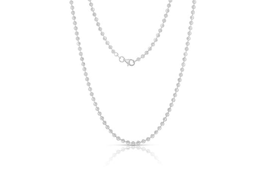 Moon cut necklace chain 3mm