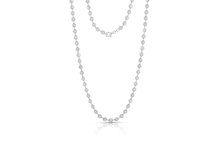 Moon cut necklace chain 4mm