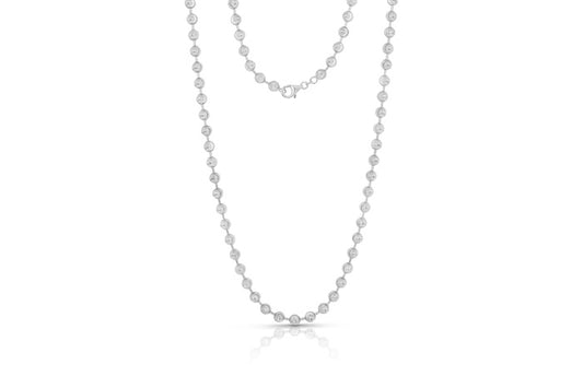 Moon cut necklace chain 4mm