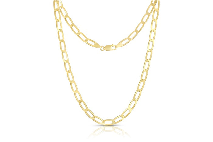 Open link necklace chain 5.7mm