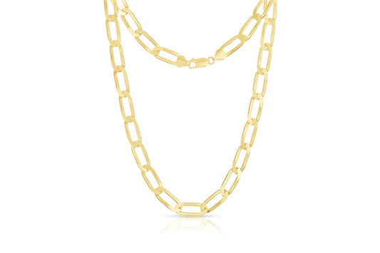 Open link necklace chain 7.3mm