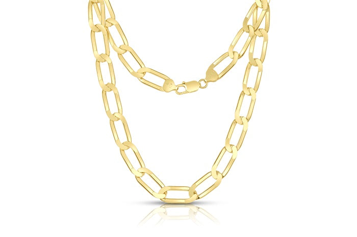 Open link necklace chain 9.6mm