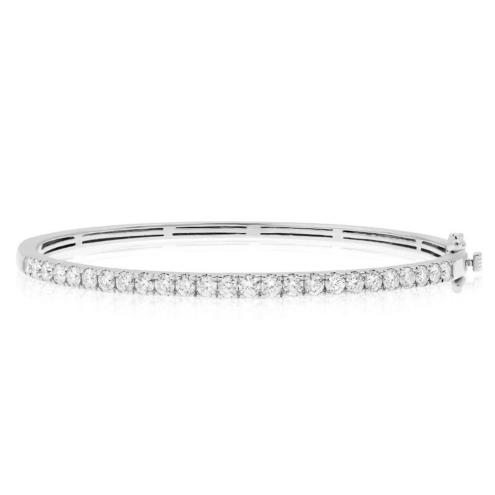 Diamond bangle bracelet 18k gold AB10183A1