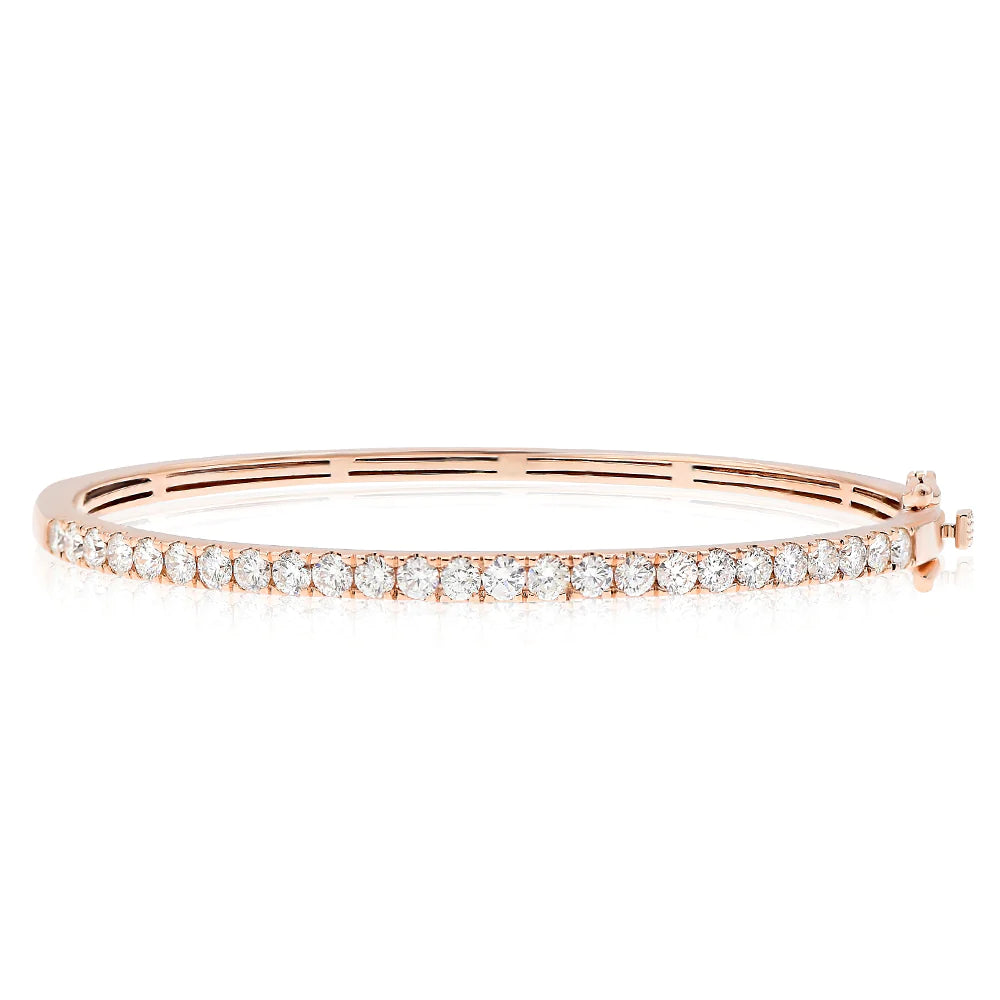 Diamond bangle bracelet 18k gold AB10183A1