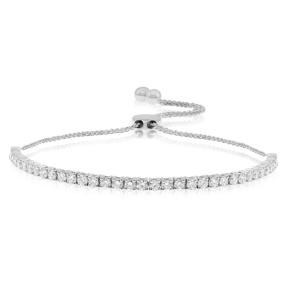 Diamond Bracelet 14k White / Yellow AB10426C